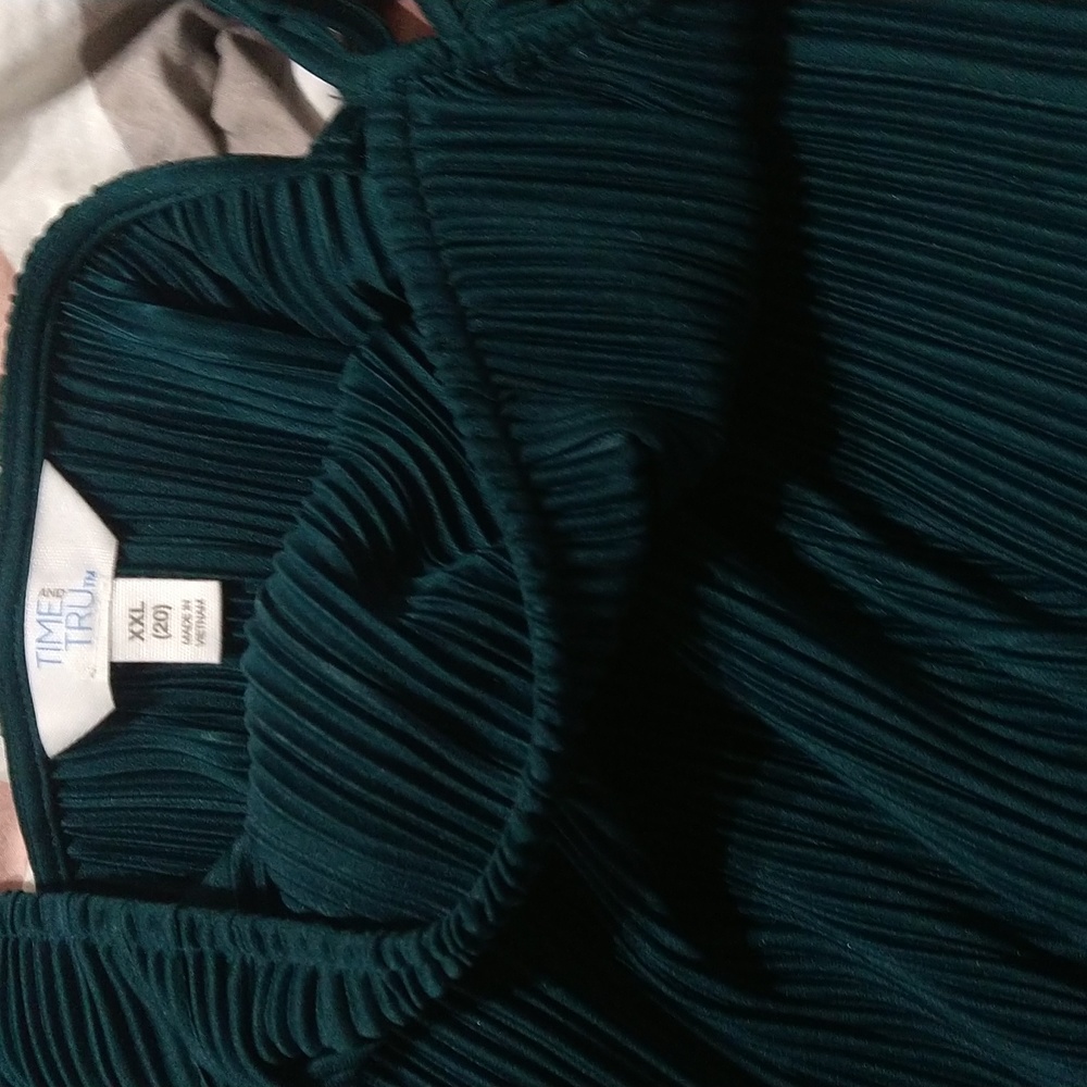 Green party dress